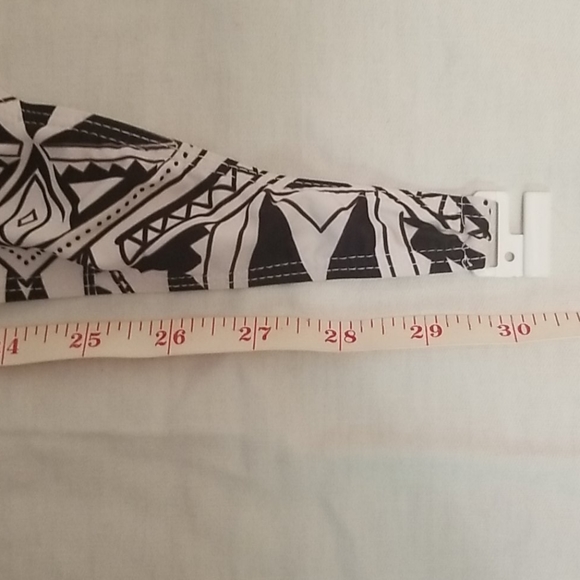 High Waisted Bikini Tribal Print Underwire Push Up - Picture 7 of 8